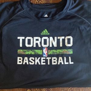 RARE ADIDAS Climalite TORONTO Basketball T-Shirt in XXL!